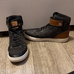 Signature by Levi Strauss Black and Brown Sneakers